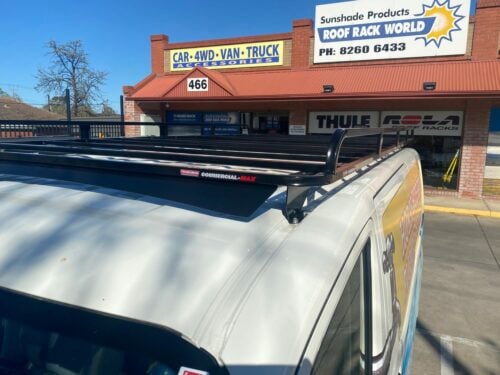 Toyota Hiace LWB June 2019on Wedgetail Commercial-Max Tradesman Roof Rack 3.0 x 1.6m - Image 6