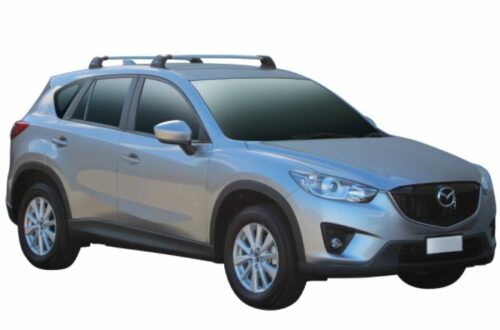 Mazda CX5 2012 to Jan 2017 Yakima Silver Flush Bars (pr) (S25Y/K451) - Image 4