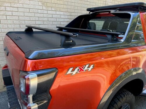 Isuzu DMax Gen3 2020on XTerrain Yakima Cross Bars (2) to rear cargo lid (9813518/K1190/9812105) - Image 3