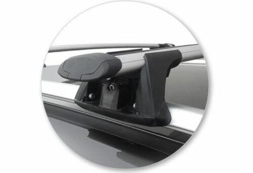 Haval H6 with elevated roof rails 2016- April 2021 Yakima Thru Roof Racks (pr) (S16Y/K328W) - Image 2