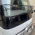 Mitsubishi/Fuso Rosa Bus Black 2006 onwards Windscreen Stone Protector