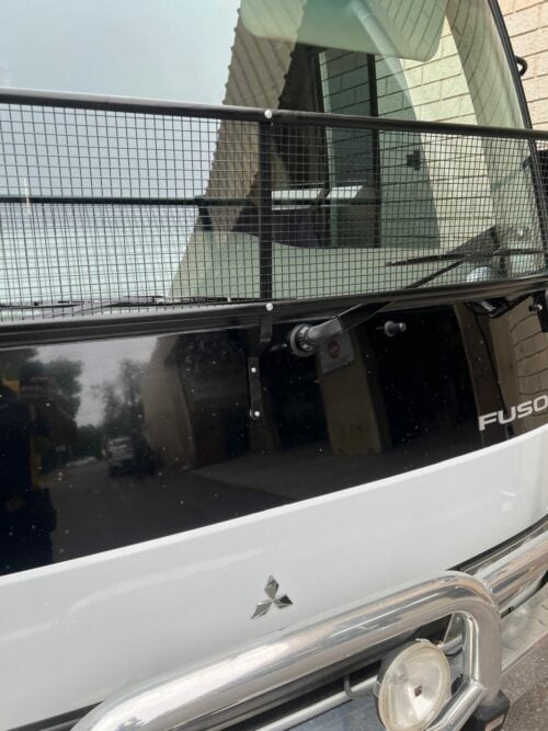 Mitsubishi/Fuso Rosa Bus Black 2001onwards Windscreen Stone Guard - Image 3