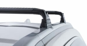 Toyota Kluger Gen4  GXL & GRANDE with roof rails July 2021on RVP Black Roof Racks (pr) (RVP90) - Image 3