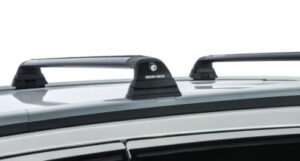 Toyota Kluger Gen4  GXL & GRANDE with roof rails July 2021on RVP Black Roof Racks (pr) (RVP90) - Image 2