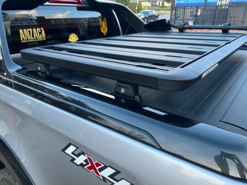 Isuzu D-Max Gen3 2020 on X-Terrain Rear Cargo Lid Rhino Pioneer Platform (928mm x 1426mm) - Roof Rack World
