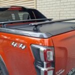 Isuzu D-Max Gen3 2020on X-Terrain Black Racks to fit rear cargo lid tracks (pr) (JC-01364)