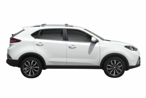 MG GS SUV 2017-2021 with roof rails Yakima Flush Roof Racks (pr) (S54Y) - Image 2