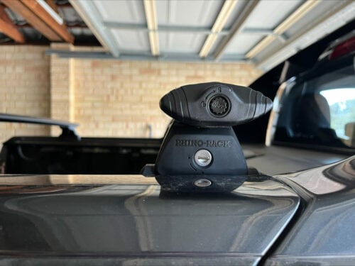 Isuzu D-Max Gen3 2020 - 2024  X-Terrain Black Rhino-Racks to fit rear cargo lid tracks (pr) (JC-01364) - Image 3