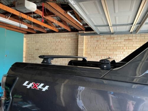 Isuzu D-Max Gen3 2020 - 2024  X-Terrain Black Rhino-Racks to fit rear cargo lid tracks (pr) (JC-01364) - Image 5