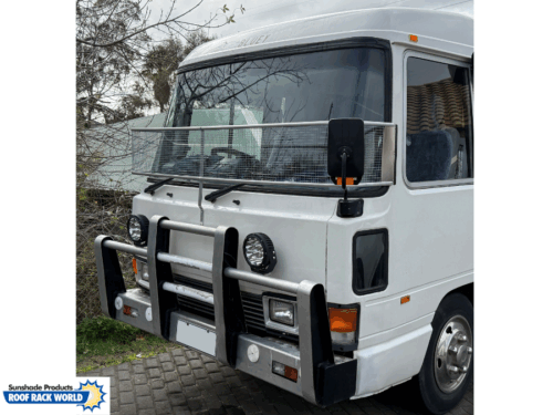 Hino FD-GD 1991 -2002 6-7 Series Silver Windscreen Stone Protector