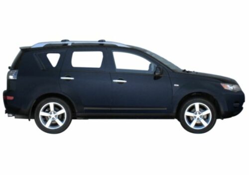 Mitsubishi Outlander With Roof Rails 11/06 to 10/12 Yakima Flush Bar Roof Racks (pr) (S45Y) - Image 3