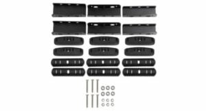 Toyota Hiace SLWB Gen6 06/2019on Rhino-Rack SILVER Roof Racks (3 Bar) (JC-01310) - Image 2
