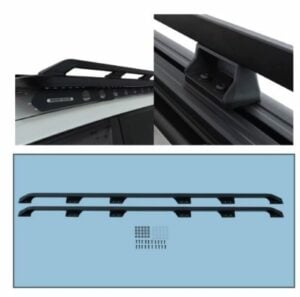 Pioneer Platform 53141 Side Rails (pr) (Suits 2128mm long platforms) - Image 2