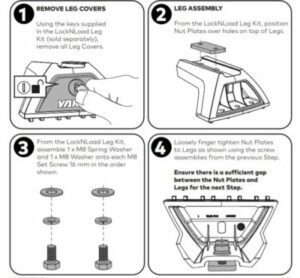 LockNLoad Fixed Point & Track Legs Mk1 (Pack of 4) (8000143) - Image 4