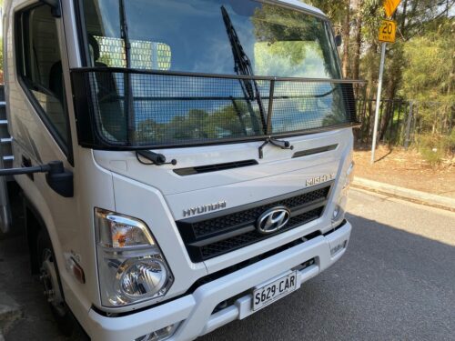 Hyundai Mighty 2018on Black Windscreen Stone Guard - Image 3