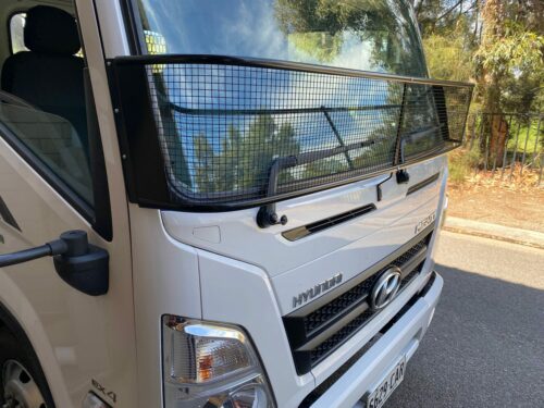 Hyundai Mighty 2018on Black Windscreen Stone Guard - Image 2