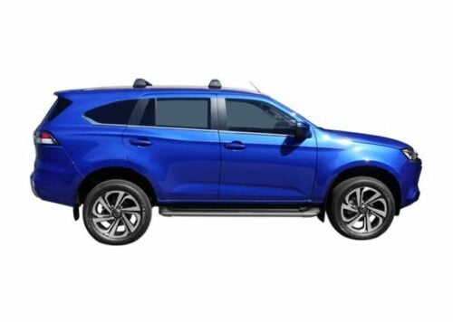 Isuzu MUX Gen2 2021on (with rails) Yakima Flush Silver Racks (pr) (S7Y/K1201) - Image 9