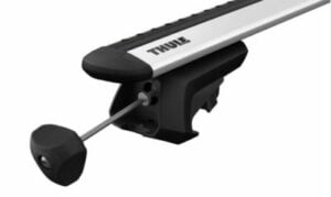 Skoda Kamiq with raised rails 2020- on Thule WingBar Evo (pr) (711200/710410) - Image 2