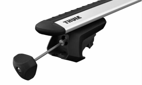 Subaru Forester 2008 onwards With Roof Rails Thule WingBar Evo Silver Roof Racks (pr) (711200/710410) - Image 4
