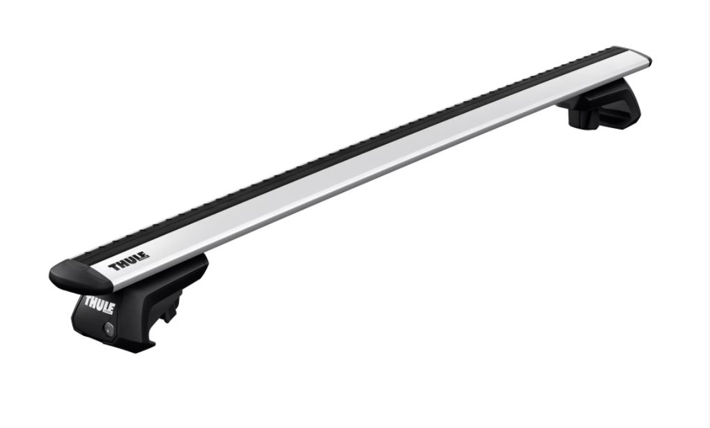 Ford Ranger Next Gen Wildtrak July2022on with rails Silver Thule