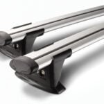 Volkswagen Touareg 5dr SUV w/ Flush Rails 01/19on Yakima ThroughBar Roof Racks (pr) (S17Y/K1042W)