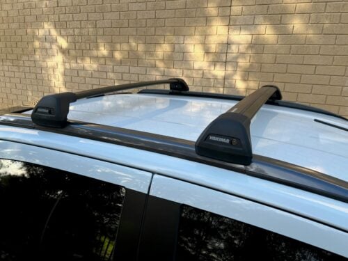 Mazda BT50 2021 onwards SP Dual Cab Yakima Black Flush Racks to fit existing rails (pr) (S7YB/K1200) - Image 4