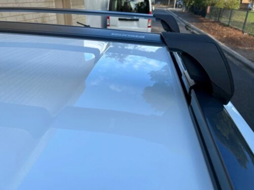 Mazda BT50 2021 onwards SP Dual Cab Yakima Black Flush Racks to fit existing rails (pr) (S7YB/K1200) - Image 2