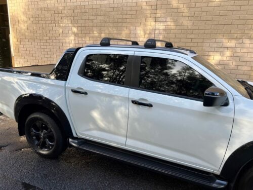 Mazda BT50 2021 onwards SP Dual Cab Yakima Black Flush Racks to fit existing rails (pr) (S7YB/K1200) - Image 3