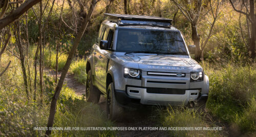 Land Rover Defender 110 2020on (with factory tracks) RLDB1 Rhino-Rack Backbone Mounting System - Image 4