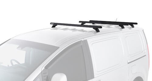 Hyundai Staria Load Rhino-Rack Black Heavy Duty Bars 3 Bar System (JC-01504) - Image 4