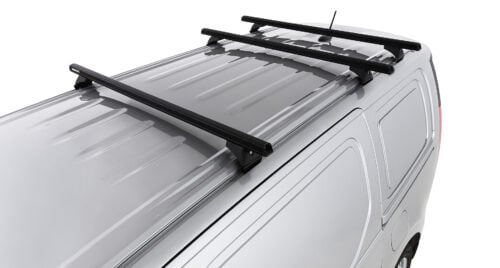 Hyundai Staria Load Rhino-Rack Black Heavy Duty Bars 3 Bar System (JC-01504) - Image 5