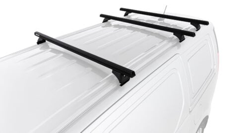 Hyundai Staria Load Rhino-Rack Black Heavy Duty Bars 3 Bar System (JC-01504) - Image 6