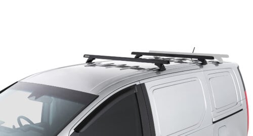 Hyundai Staria Load Rhino-Rack Black Vortex Roof Racks Silver (2 bars) (JC-01502) - Image 8