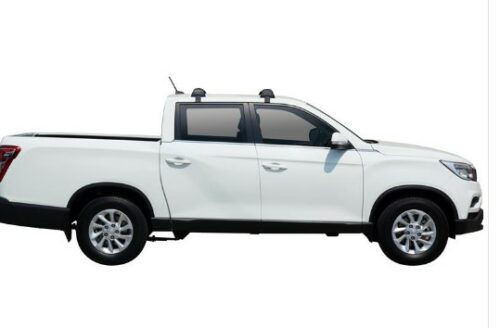 Ssangyong Musso XLV 2019-onwards Yakima Silver Flush Bars (2) (S8Y/K1153) - Image 4