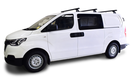 Hyundai ILOAD  Jun 2018 to Mar 2021  VAS 3 BAR TRACK MOUNT AERO-COMMERCIAL LOW PROFILE ROOF RACK (VAS.RA1054) - Image 3