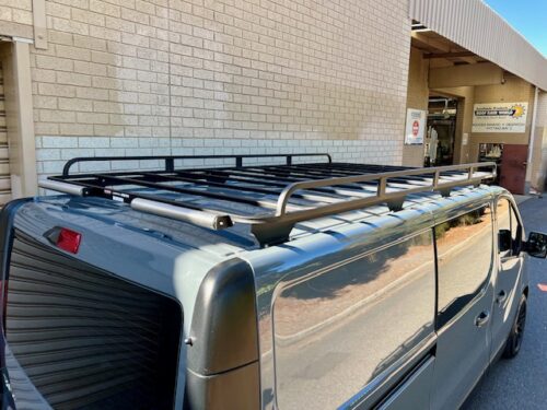 Renault Trafic LWB 2014 on Wedgetail Commercial-Max Tradesman Roof Rack 3.0m x 1.6m (3016) - Image 13