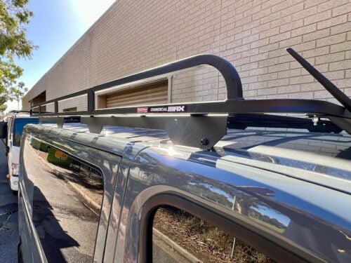 Renault Trafic LWB 2014 on Wedgetail Commercial-Max Tradesman Roof Rack 3.0m x 1.6m (3016) - Image 2