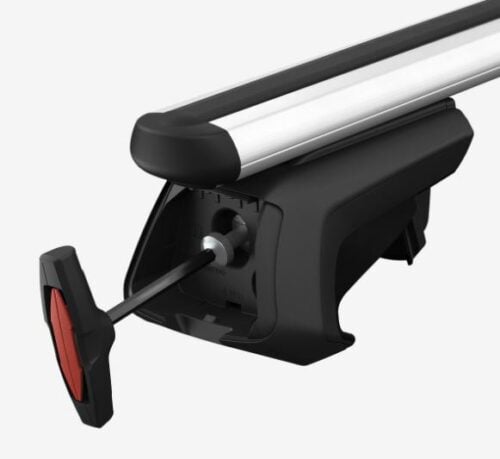 Toyota Landcruiser 300 Series with factory rails Thule Smart Rack (2 bars) (730404) - Image 4