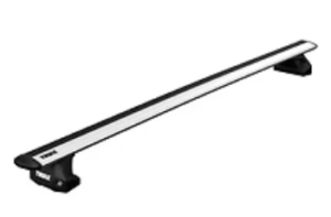 Toyota Corolla Cross 2021on (with factory rails) Thule Wingbar Evo Roof Racks (pr) Silver (711200/710700/187101) - Image 2