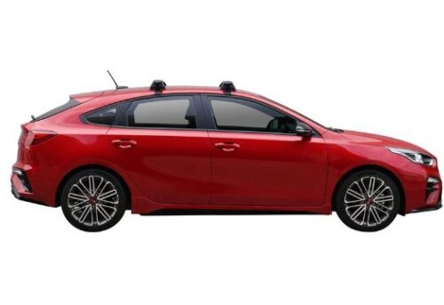 Kia Cerato Hatch 2019 to May 2021 Yakima Silver Thru Bars (2) (S16Y/K1146) - Image 2