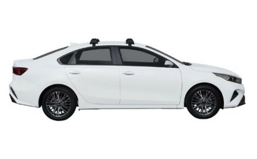 Kia Cerato 4dr Sedan June 2018 - on Yakima Silver Flush Bars (2) (S25Y/K1110) - Image 2