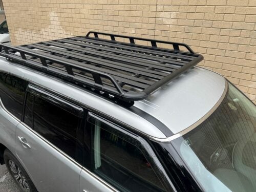 Nissan Patrol Y62 FaceLift 2021-on Rhino-Rack Pioneer Tradie with Backbone (2128mmx1426mm) (JA8950) - Image 5