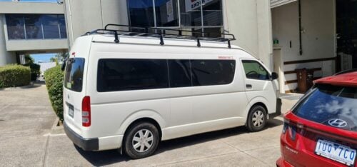 Toyota Hiace SLWB 2005- 05/2019 Tradesman Roof Rack 3.3 x 1.4m - Image 3