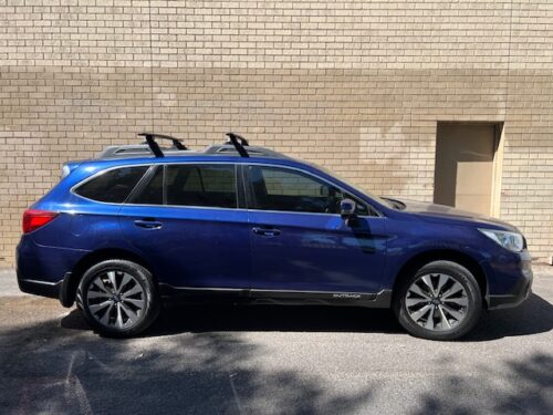 Subaru Outback 5dr Wagon With Swing Out Bars 2015 - 2019 Yakima Jet Stream Bars (2) (9813501/9813024/9813815) - Image 6