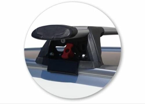 Isuzu Dmax Xterrain Dual Cab Pro-Rack Silver Thru Racks to fit existing rails (pr) (S17Y/K1200) - Image 3