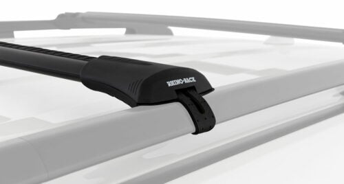 Toyota Land Cruiser 300 Series with Raised Rail 2021- Onwards Rhino Rack Black Vortex StealthBar (2) (JA8344) - Image 6
