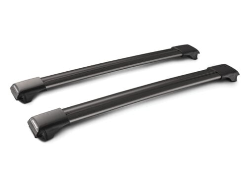 Mahindra Scorpio 2023 onwards (with roof rails) Yakima Black rail bars (pr) (S47YB) - Image 3