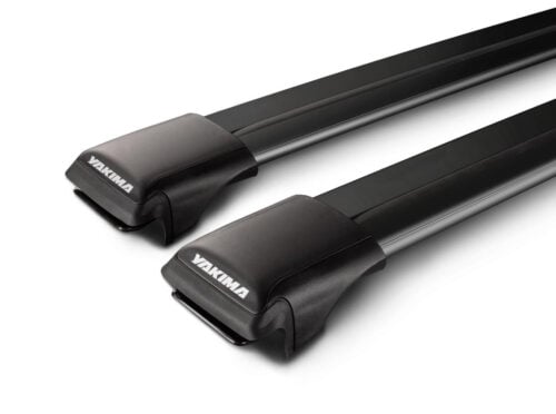 Mahindra Scorpio 2023 onwards (with roof rails) Yakima Black rail bars (pr) (S47YB) - Image 2
