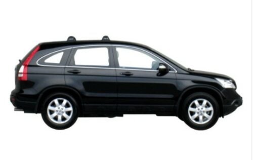 Honda CR-V 5dr Wagon 02/07 - 11/12 Yakima Black Flush Bar Roof Racks (pr) (S5YB/K448) - Image 4