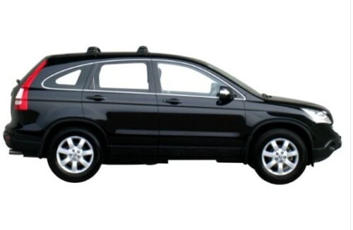 Honda CR-V 5dr Wagon 02/07 - 11/12 Yakima Silver Thru Bar Roof Racks (pr) (S16Y/K448) - Image 2